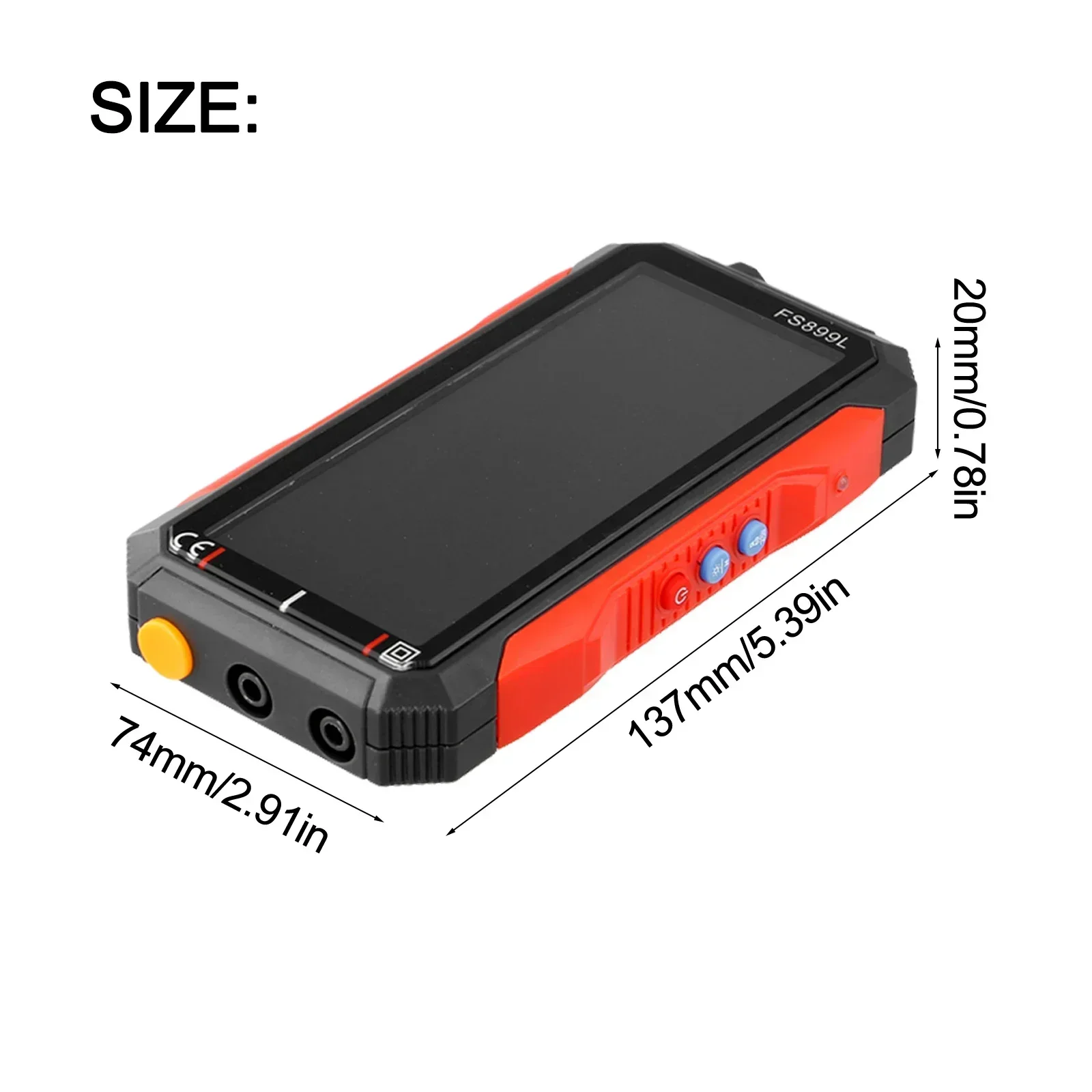 1PC FS899L Smart Digital Multimeter With 4.8-Inch HD Color LCD Auto Range NCV Live Wire Detection For Electrical Measurement
