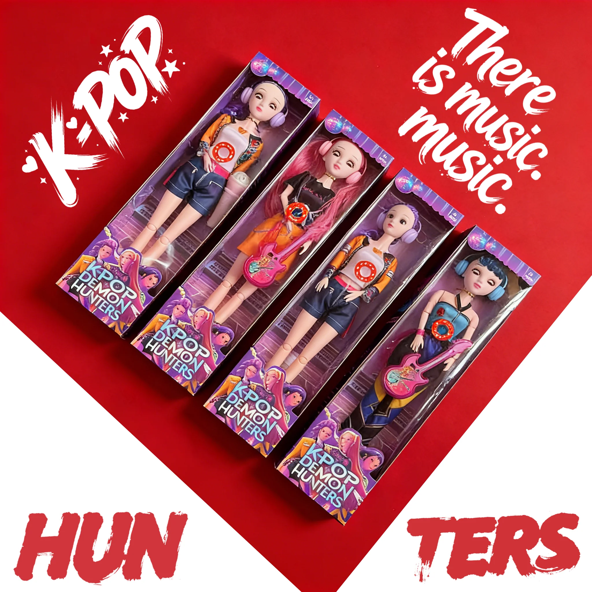 

НОВИНКА 2025: Аниме-фигурка K-Pop Demon Hunters, 30 см, виниловая игрушка, персонажи Руми, Мира, Зой, виниловая маска-фигурка, подарок на день рождения, подарки для фан-клуба