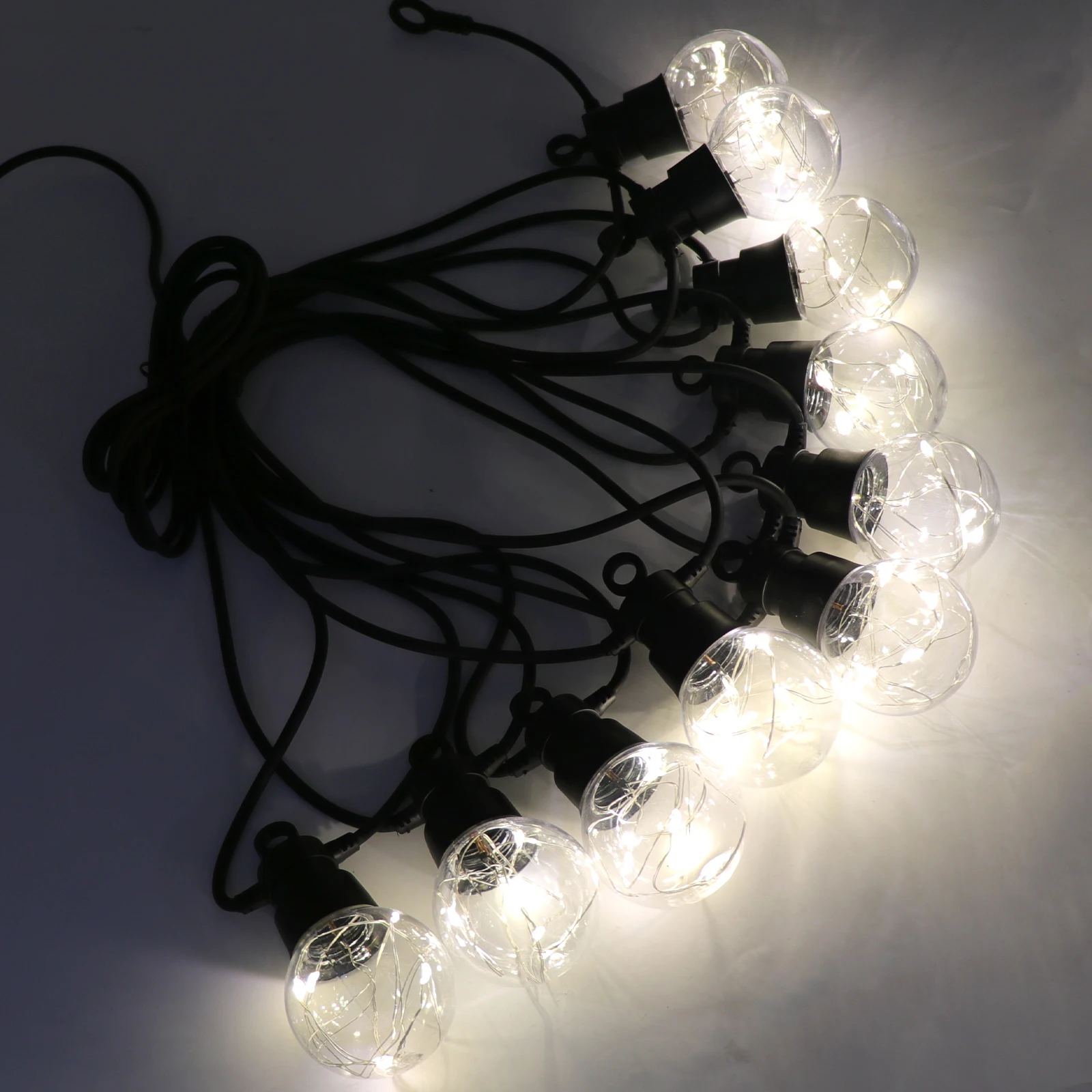 Newly Launched 10B/6.5M Outdoor Garden Camping Decoration Solar RGBW Waterproof Filament Light String