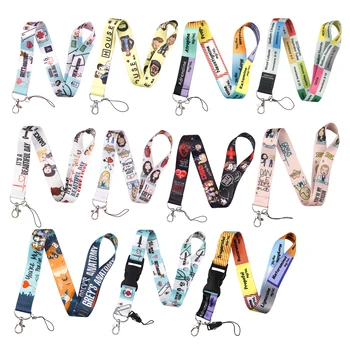 의료 간호사 의사 열쇠용 끈, 체육관 전화 스트랩, USB 배지 거치대, DIY 행잉 로프, 목 스트랩, 분실 방지 끈 