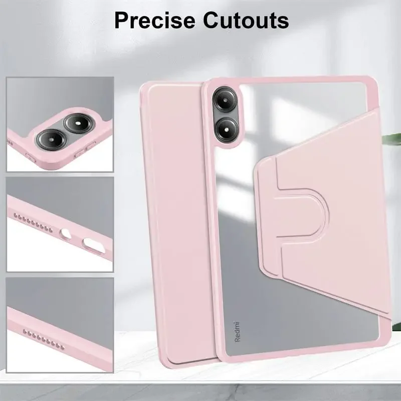 360° Rotation Case for New Redmi Pad 2 Pro 12.1 Inch 2025 Smart Tablet Case with Pen Holder for Xiaomi Redmi Pad 2 11 2025 Cover