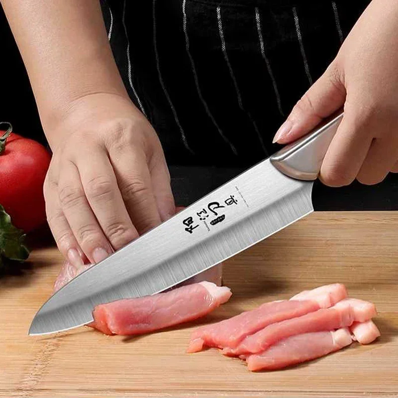 New steel handle chef knife sharp multi-purpose high-end Fruit knife knifestainless steel knives household kitchen knives