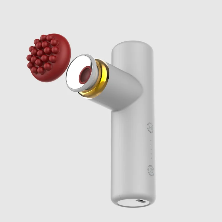 Portable Body Massager, Sports Fitness Deep Tissue Vibration Muscle Mini Massage Gun, Brushless Motor