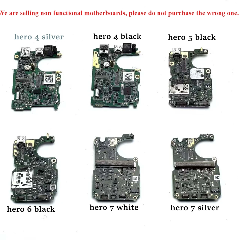 1pcs Not Work ! Waste Original Main Board Mainboard Not Working for Gopro Hero 10 9 8 7 6 5 4 3 Fusion Max Action Camera