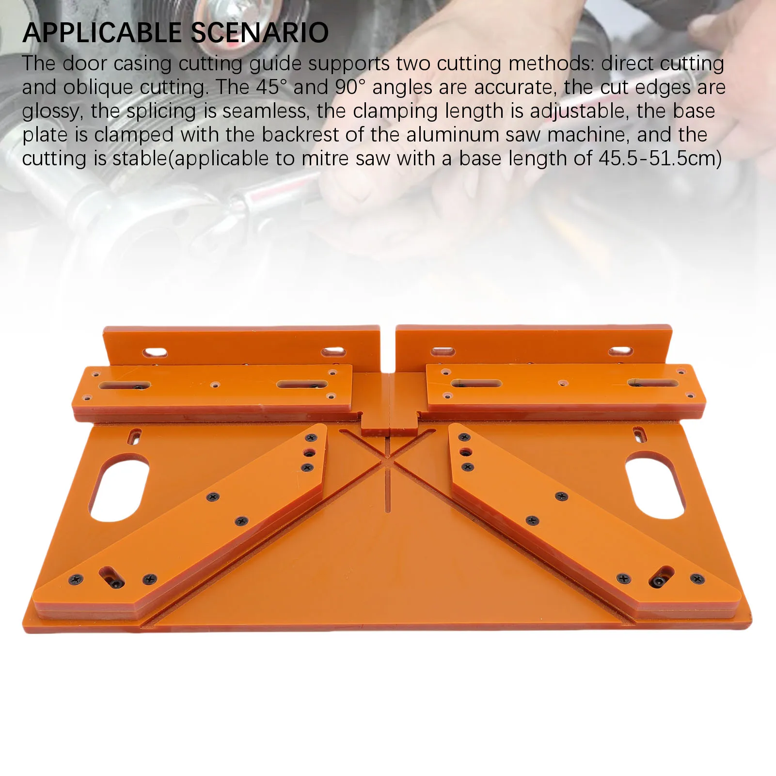 دليل قطع غلاف الباب أداة مساعدة دقيقة صلبة 45 90 درجة نافذة قطع مساعد 8 مللي متر كرتون اصطناعي
