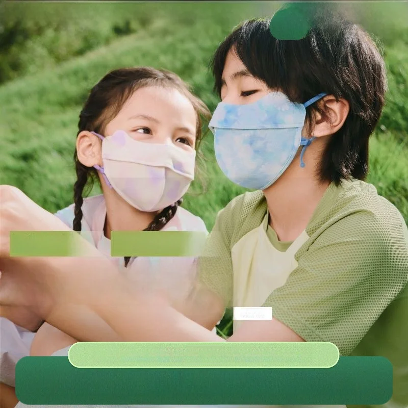 

Детская солнцезащитная маска Banana Le: дышащая, охлаждающая, с УФ-защитой, для мальчиков, для лица и уголков глаз