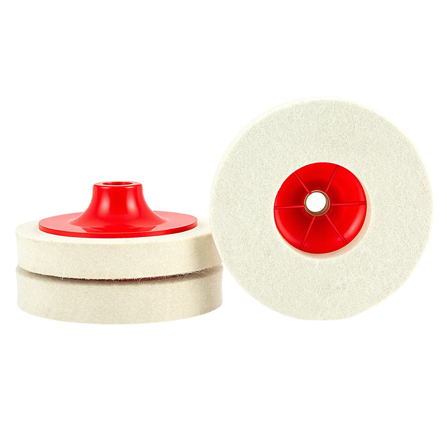 

M14 Wool Polishing Wheel 115/125mm Thickened Buffing Pad Felt Grinding Disc for Angle Grinder Car Metal Marble Glass Polish Tool