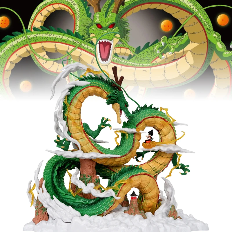 8-Zoll Dragon Ball Shenron Figur Japanische Anime-Statue Dragon Ball Skulptur Figürchen Hausdekoration Wohnzimmer-Deko Spielzeug Geschenk
