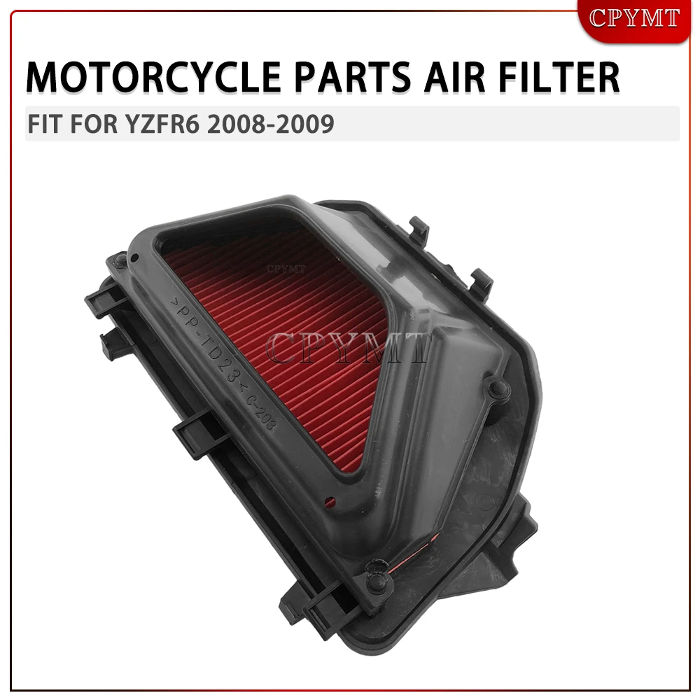 

Motorcycle Engine Air Filter Cleaner , Intake Filter Fit for YZF R6 YZFR6 2008-2009
