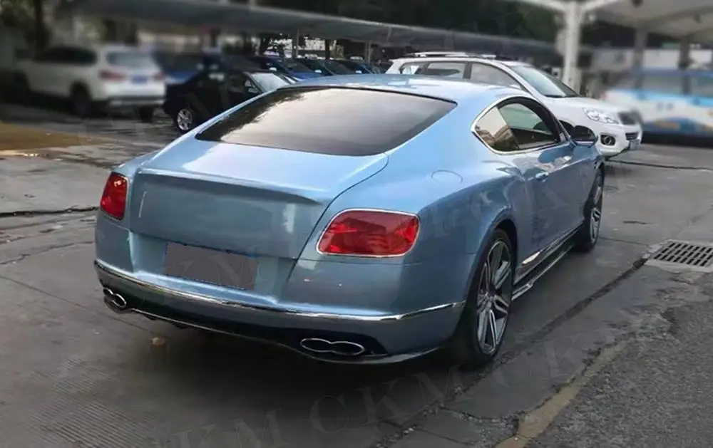 

Задний бампер из углеродного волокна, диффузор, разветвители, спойлер для Bentley Continental GT W12 2015 2016 2017, задняя губа из FRP