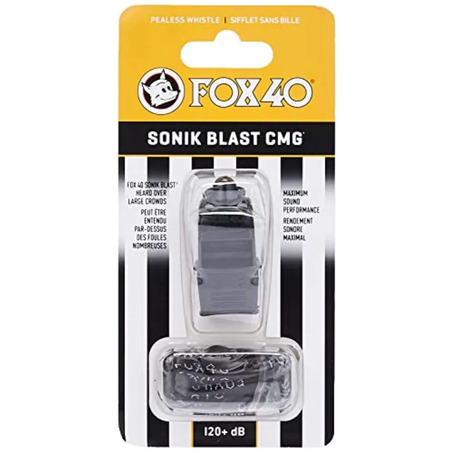 

Официальный свисток Sonik Blast CMG с ремешком на выезде, черный