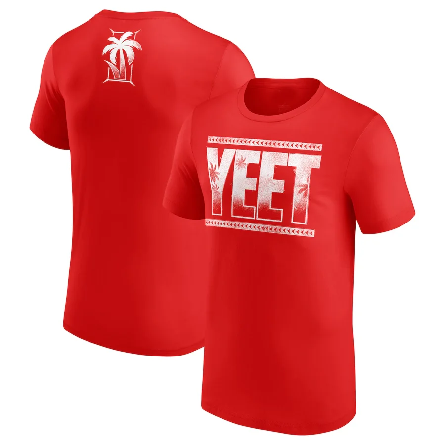 New Men\'s Jey Uso Yeet T-Shirt 3D Print Men Women Short Sleeve O-Neck t shirt Fashion Oversized Gym Clothing Tough Guy Tees Tops