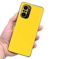 Glossy Candy Colorful Decal Phone Back Skin for XIAOMI Mi11 Ultra Mi10 Pro Mi9 Mi8 Redmi K40 K30 K20 Poco F2 Pro F3 Wrap Sticker
