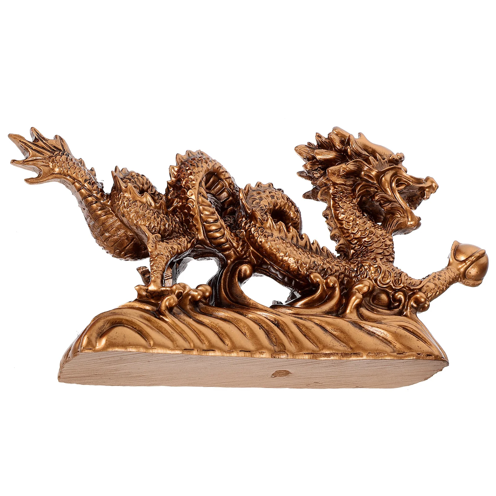 

Dragon Resin Craft Decor Small Desktop Dragon Statue Chinese Style Home Office Decoration Elegant Art Ornament