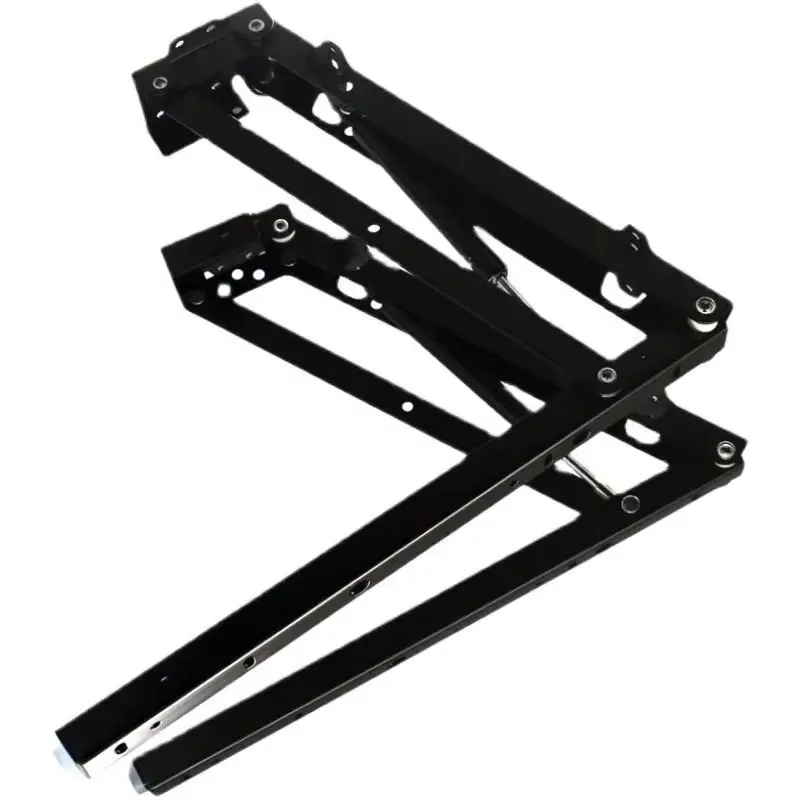 Wall Mounted Folding Stool Multifunctional Living Room Cold-Rolled Steel Hardware with Hydraulic Buffer for Home Accessories