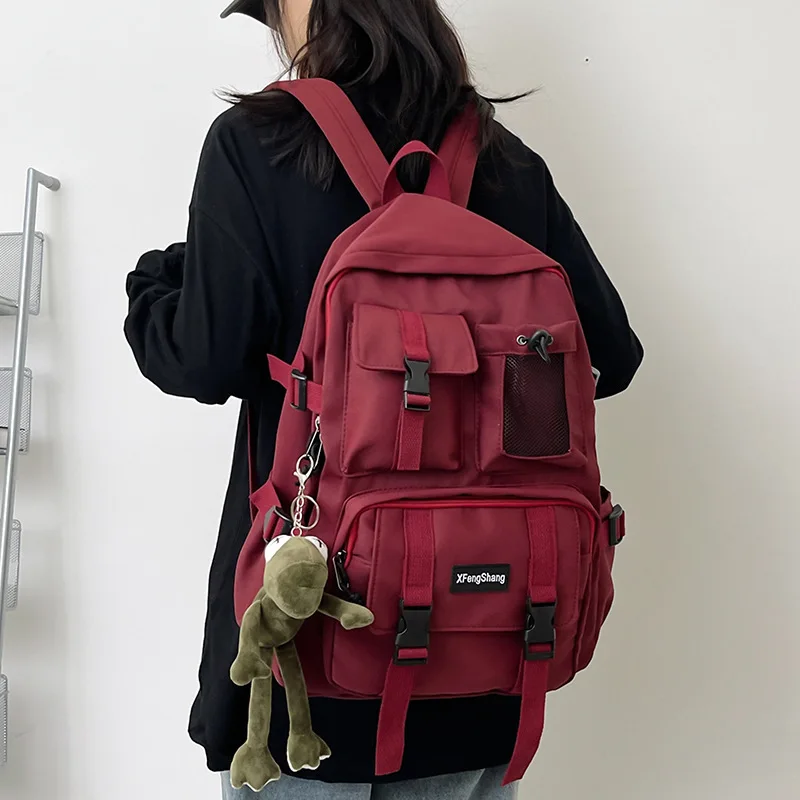 Teenager Laptop Backpack Multifunctional Women Men Canvas School Bag High Quality Student Backpacks Boy Girl Fashion Schoolbag