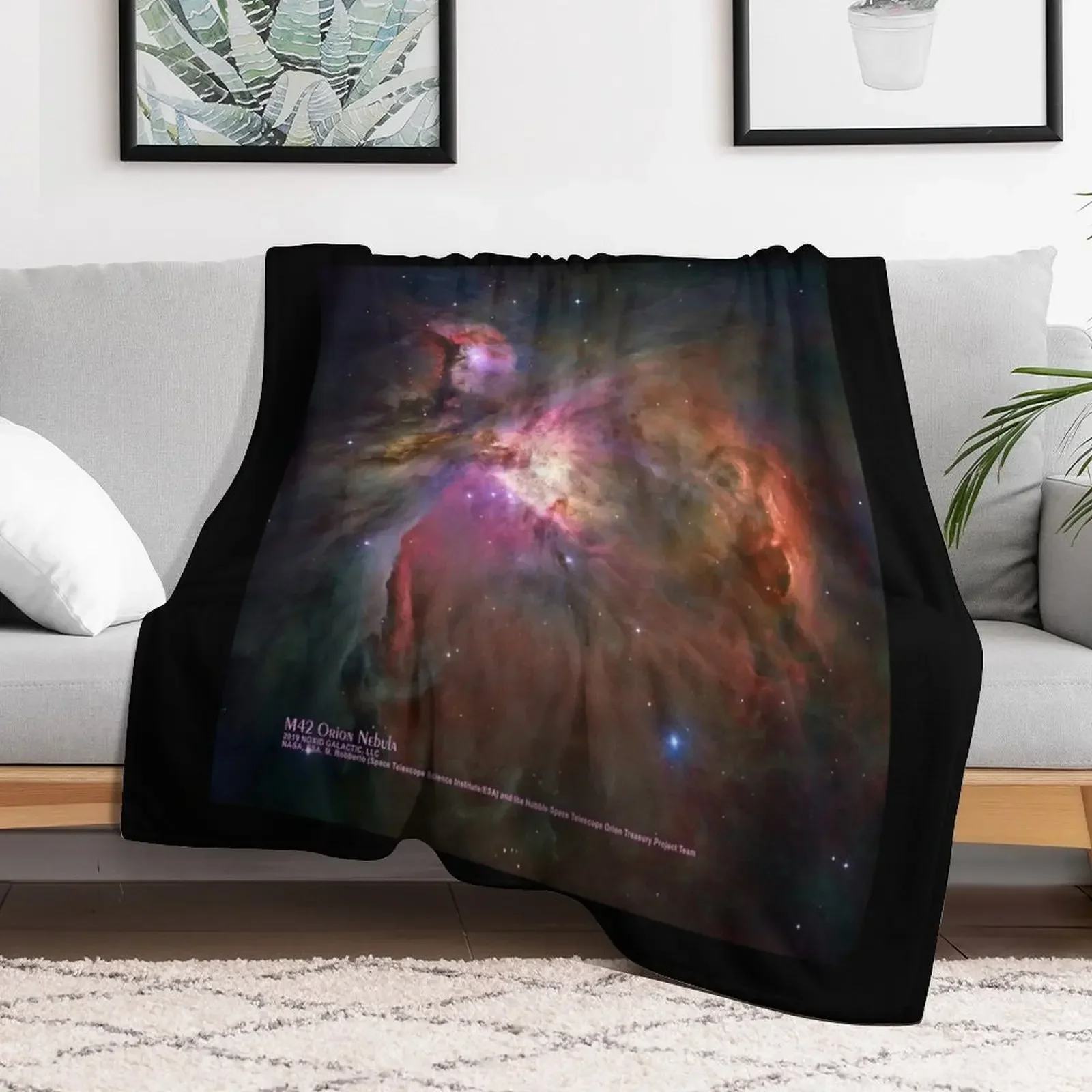 M42 The Orion Nebula Astronomy Throw Blanket Multi-Purpose Giant Sofa Blankets