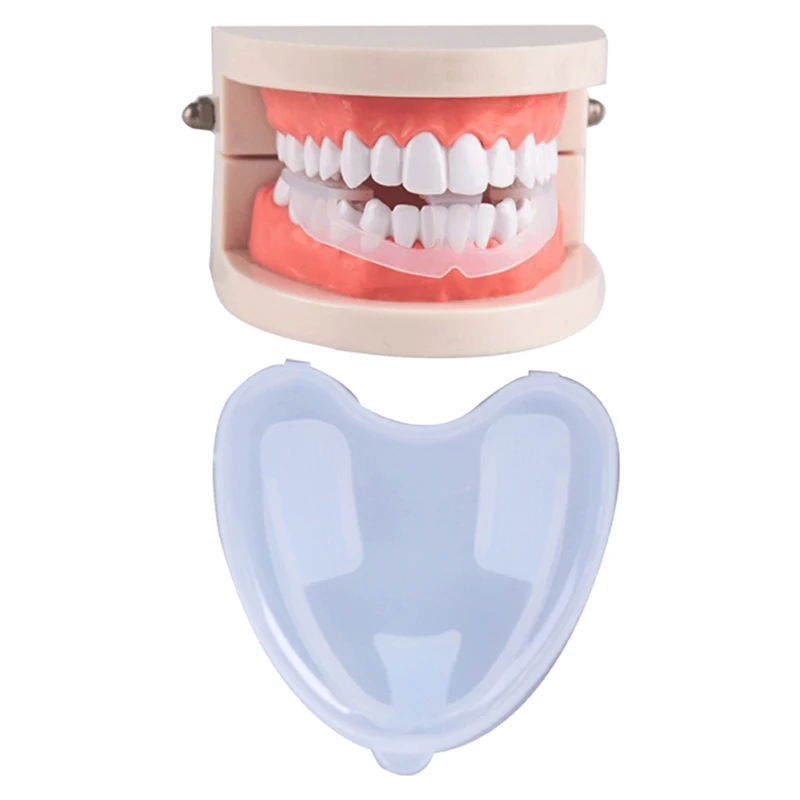 Molar Cover Tooth Guard Tooth Cover Anti Molars Dental Mouth Guard Prevent Night Teeth Grinding Bruxism Splint Braces With Box