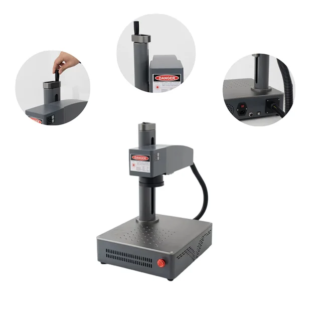 

20W Portable Mini Small Split Type Laser Marking Machine Fiber Laser Printer For Data Sheets Nameplates Laser Engraving Machine