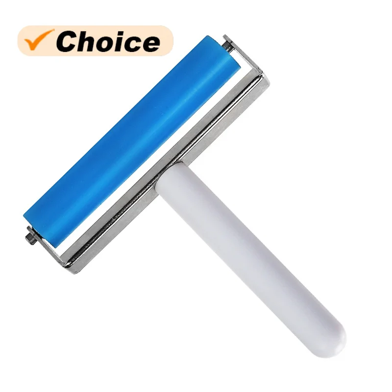 TE-504 10cm Silicone Roller Screen Pasting Roller Wheel LCD OCA Polarizing Tool for Phone PC Screen Protector Film Pasting