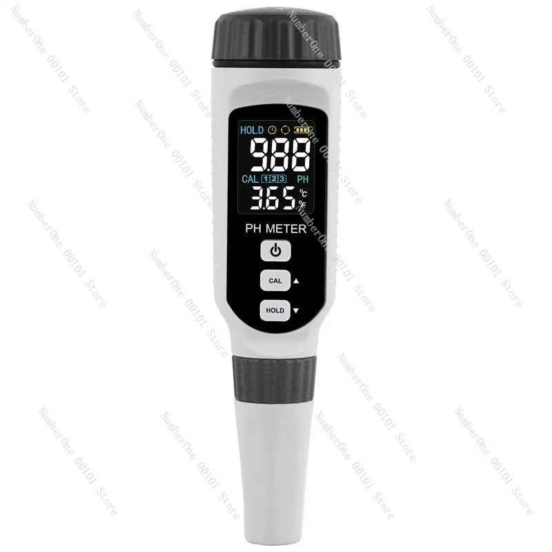 

PH828 + Portable PH meter high-precision pen detector color screen digital display