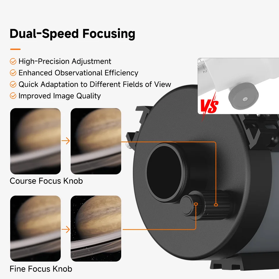 Svbony MK127 تلسكوب ماكسوتوف كاسيجرين OTA 127 مم f/11.8 بتصميم محمول سهل الحمل لرصد السديم الكوكبي القمري #5
