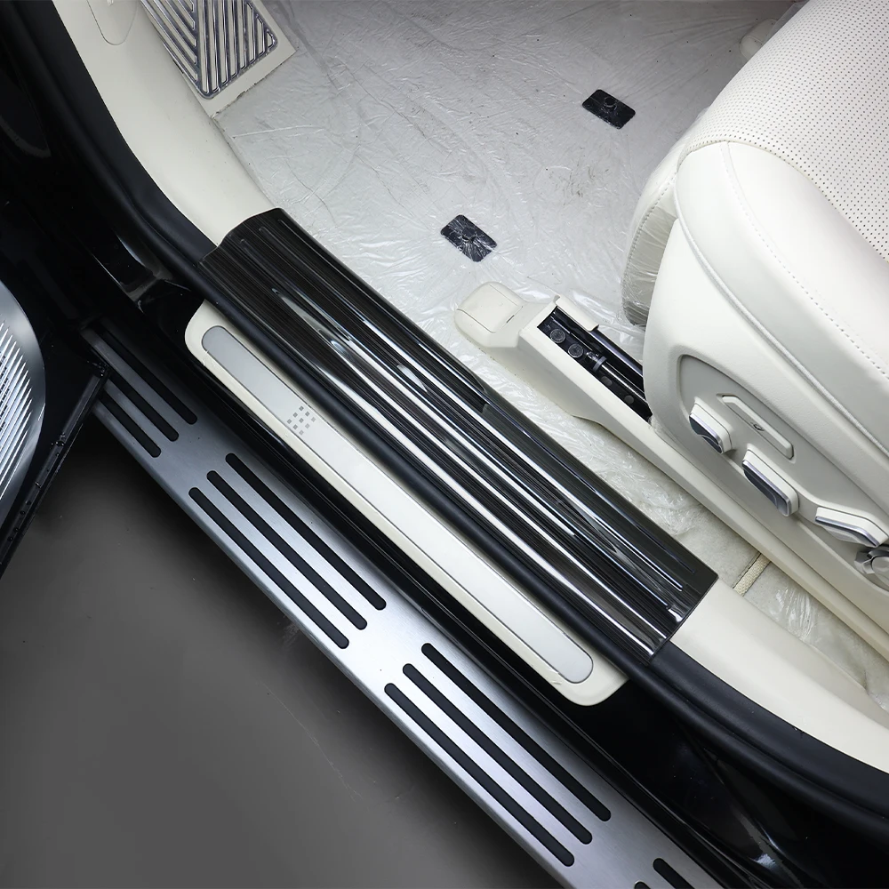 

4Pcs For Hyundai IONIQ 9 2026 LHD/RHD Exterior Door Sill Protectors Front and Rear Sill Guards Step Trim Strips Accessories