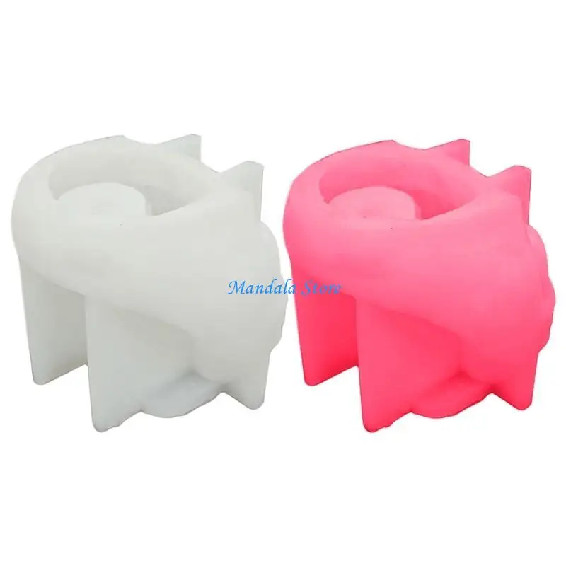 

U2JC Girl Wing Figurine Silicone Molds Holder Molds Epoxy Resin Silicone Mold