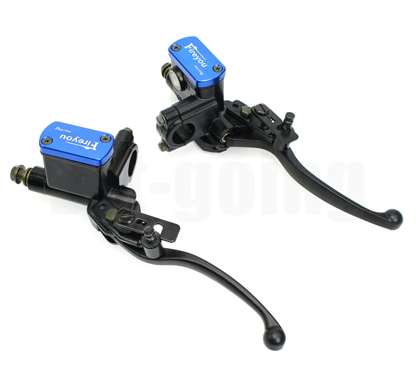 Moto Locking Brake Clutch Lock Master Cylinder Lever Holding for Quad Bike ATV 50cc 110cc 150cc Front Left  7/8\