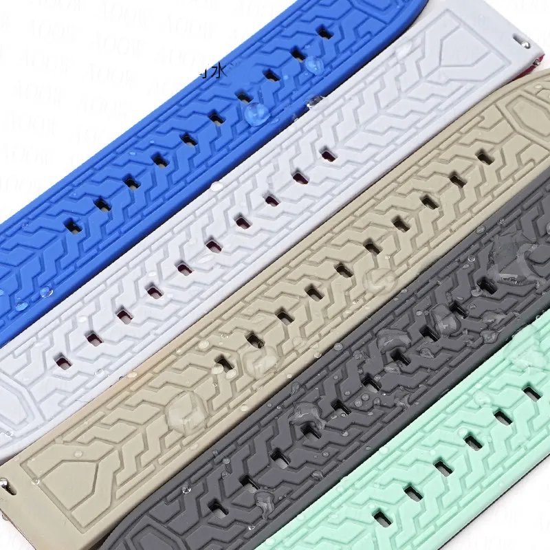 20mm Colored Silicone Strap for OmegaXSwatch MoonSwatch Soft Waterproof Quick Release Watch Band Accessories