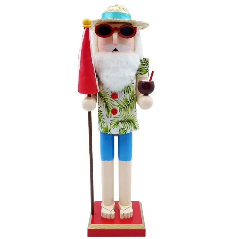 7 inch Weitan Summer Sea Santa Claus Nutcracker three-dimensional ornament