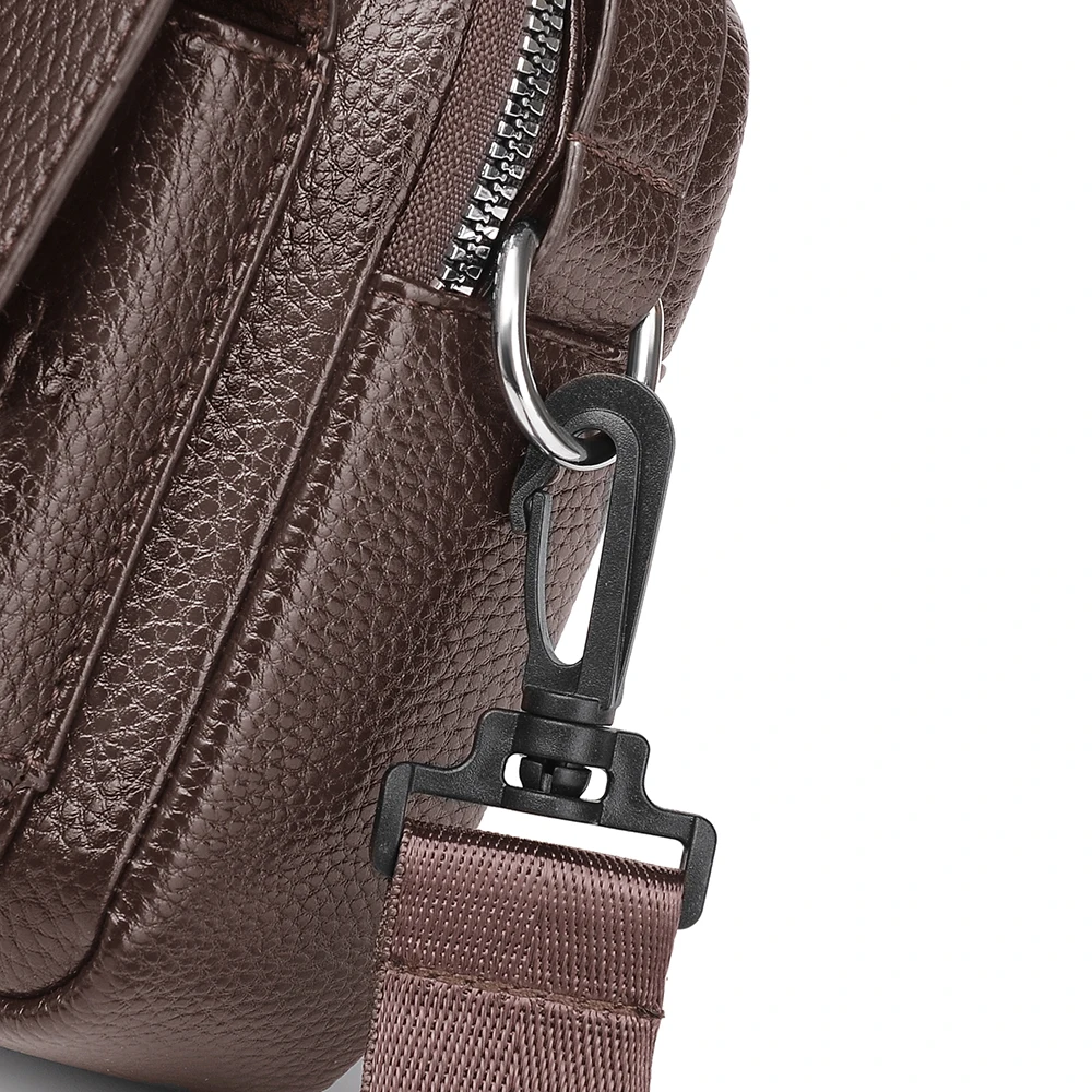 Men's bag high-end designer fashionable waterproof large capacity horizontal backpack shoulder bag men's crossbody bag
