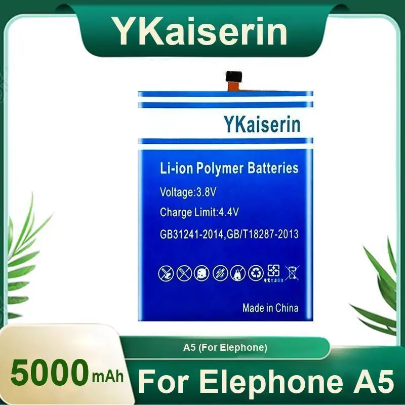 

High Quality Mobile Phone Battery Reliable Replacement For Elephone A5 5000Mah