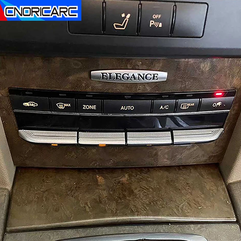 Car Accessories Center Console Air Conditioning Outlet Vent Button Cover Trim For Mercedes Benz E Class W212 E200 260 2009-2015