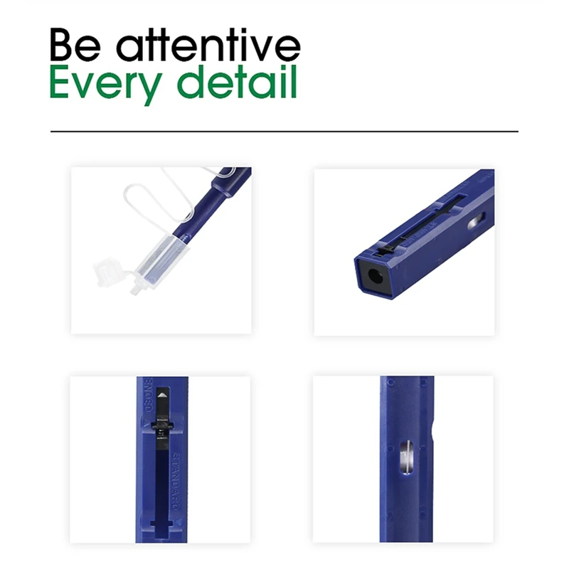 N11R- 10X For LC/MU 1.25Mm Fiber Optic Cleaning Pen One-Click Cleaning Fiber Cleaner Tools Optical Fiber Connector Cleaner