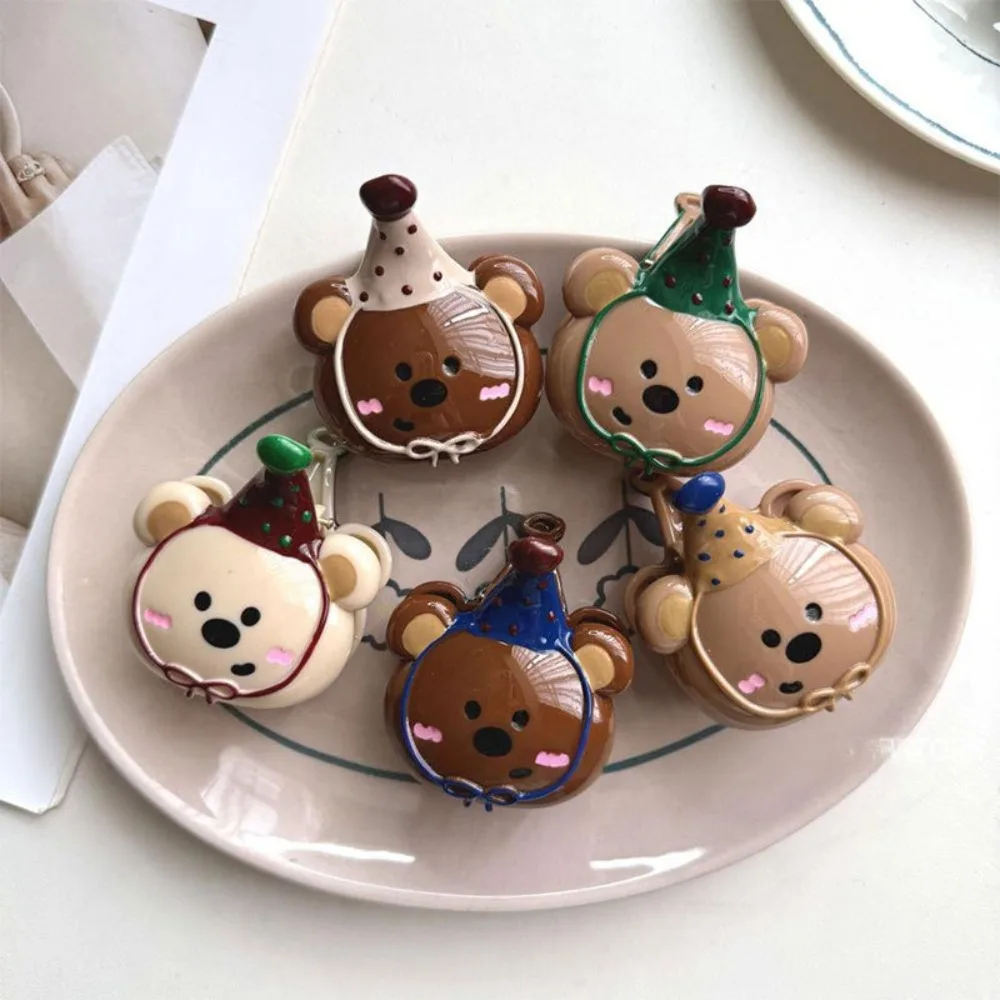 

Personalized Hairpin Bear Hair Clip Geometry Shark Clip Cartoon Hair Claw Korean Style Acrylic Plastic Grab Clip Travel