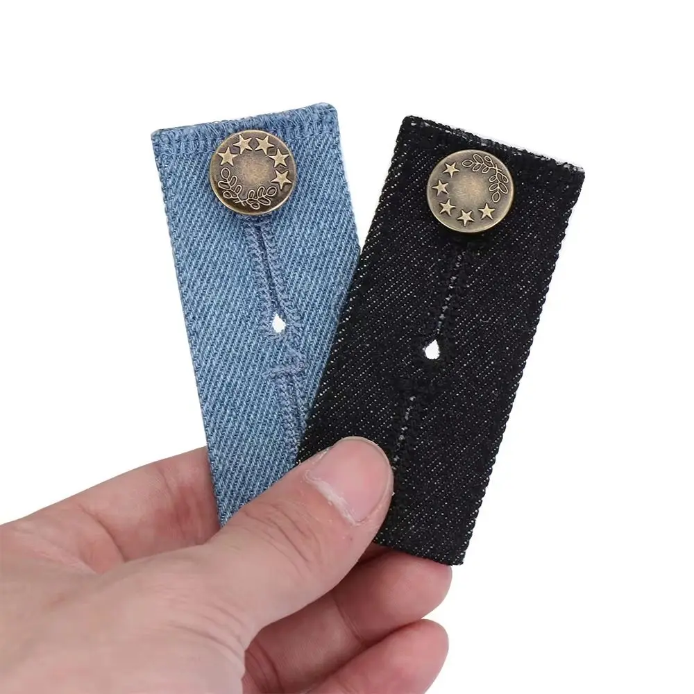 Denim Clothe Waisband Extender Flexible Adjustable Waist Extension Snap DIY Crafts Fastener Sewing Accessories Button Extenders