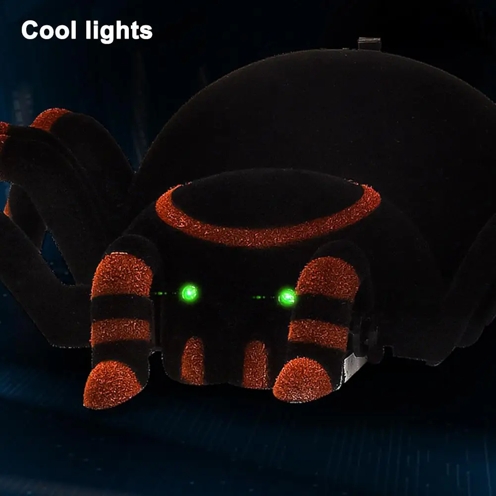 لعبة تسلق الجدار العنكبوتي بجهاز التحكم عن بعد، وضع مزدوج، روبوت الزحف على الحائط والأرض، لعبة حيوانات بيونية واقعية للأطفال والأولاد، هدايا