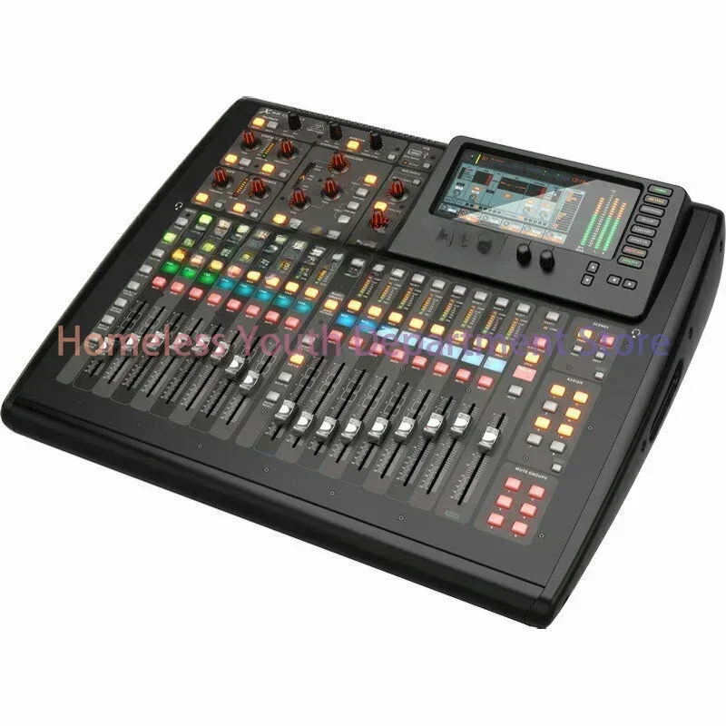 X32 40-Channel Digital Mixer With 32 Gain-Programmable Mic Preamps, 25 Motorized Faders, Virtual FX Rack, And TFT