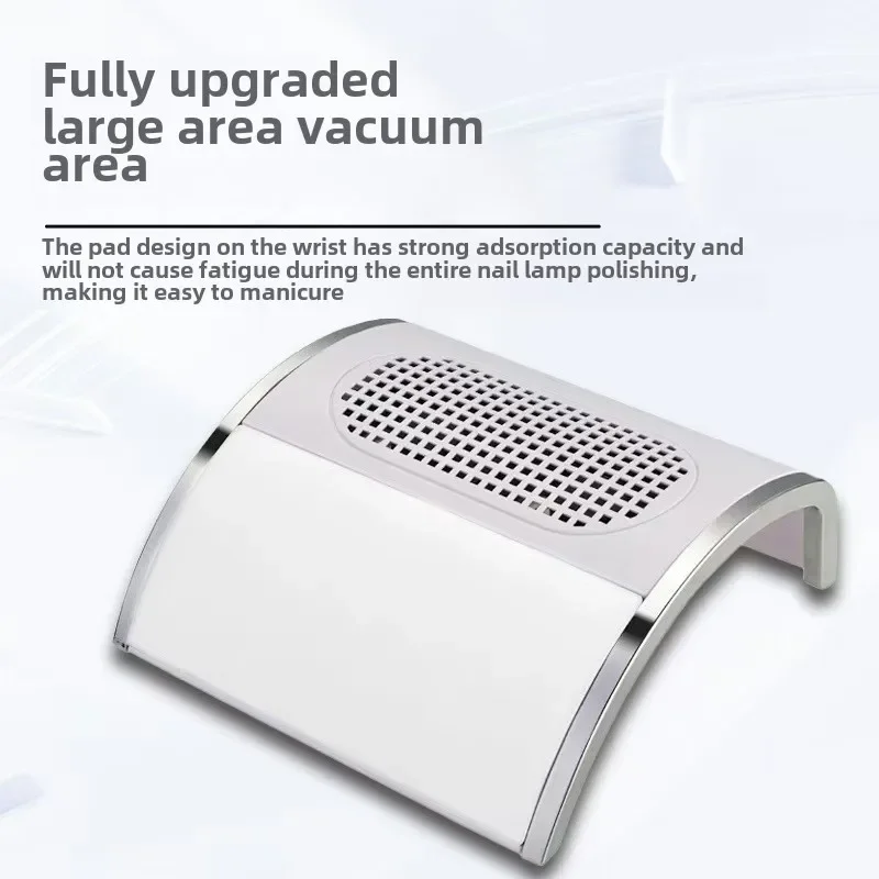 New 80W Nail Vacuum Cleaner Desktop Nail Double Fan Dust Collector Vacuum Cleaner with Filter Screen (Have Plugs From Various )