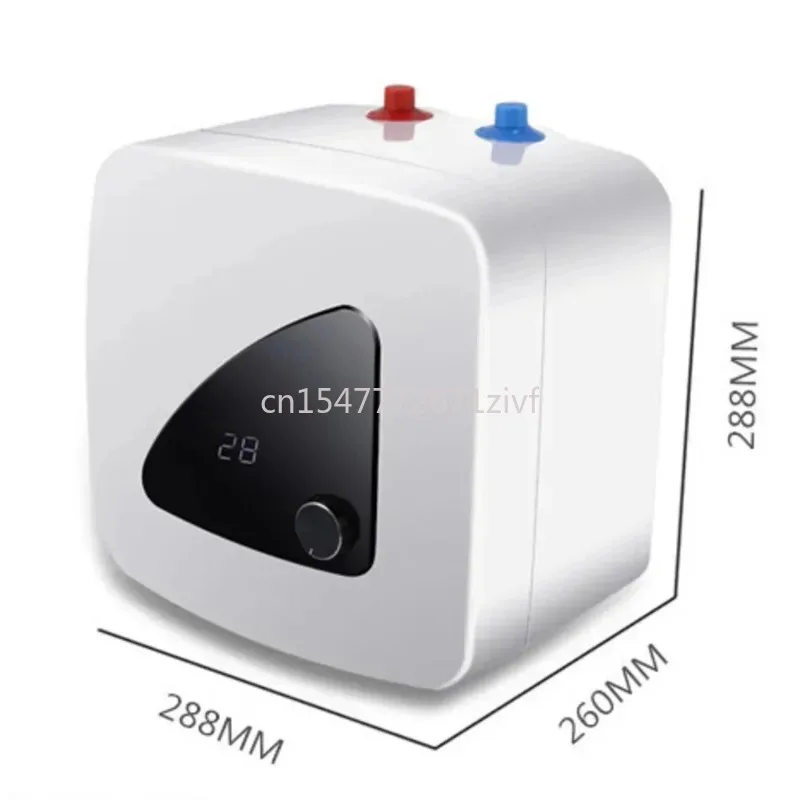 

220-volt, 110-volt, 1500-watt, 8-liter Electric Water Heater, Stainless Steel Storage Type