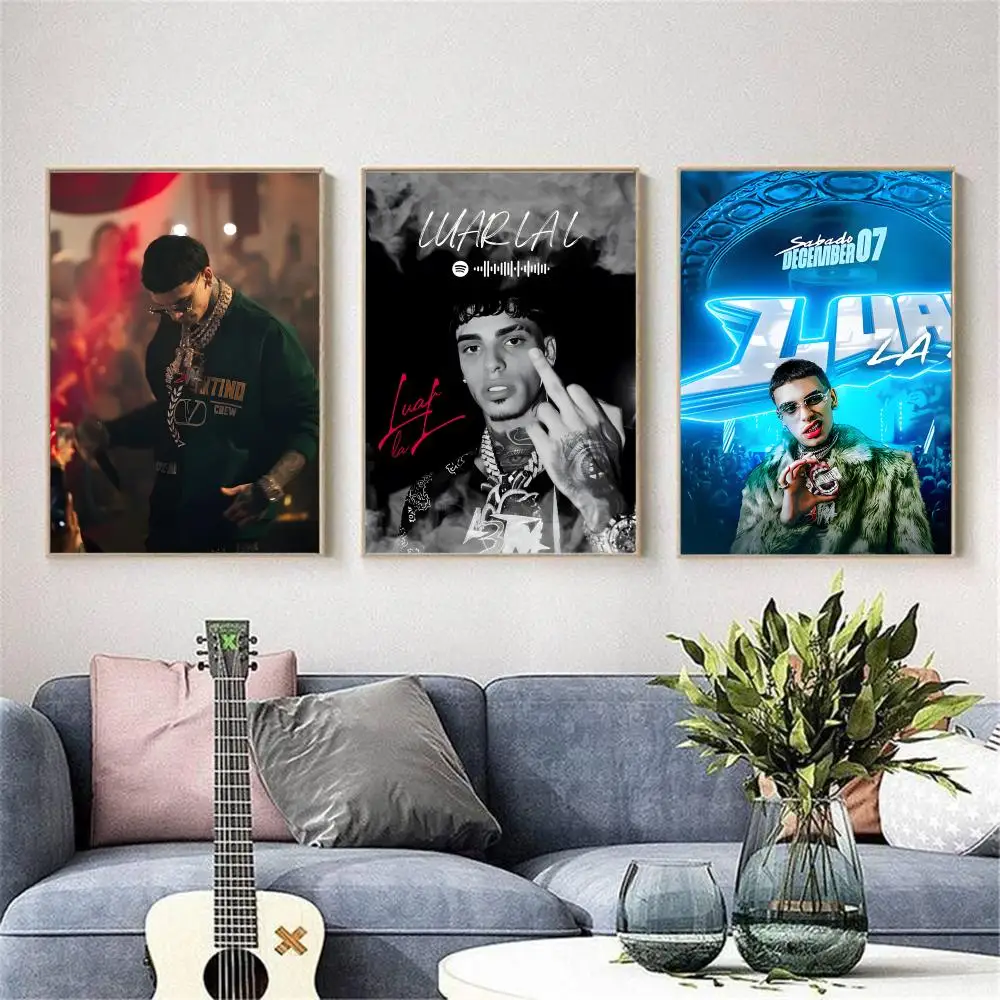 Singer L-luar La L Poster Waterproof Canvas Wrinkle Resistant Wall Art Easy Hang Home Decor For Living Room Bedroom