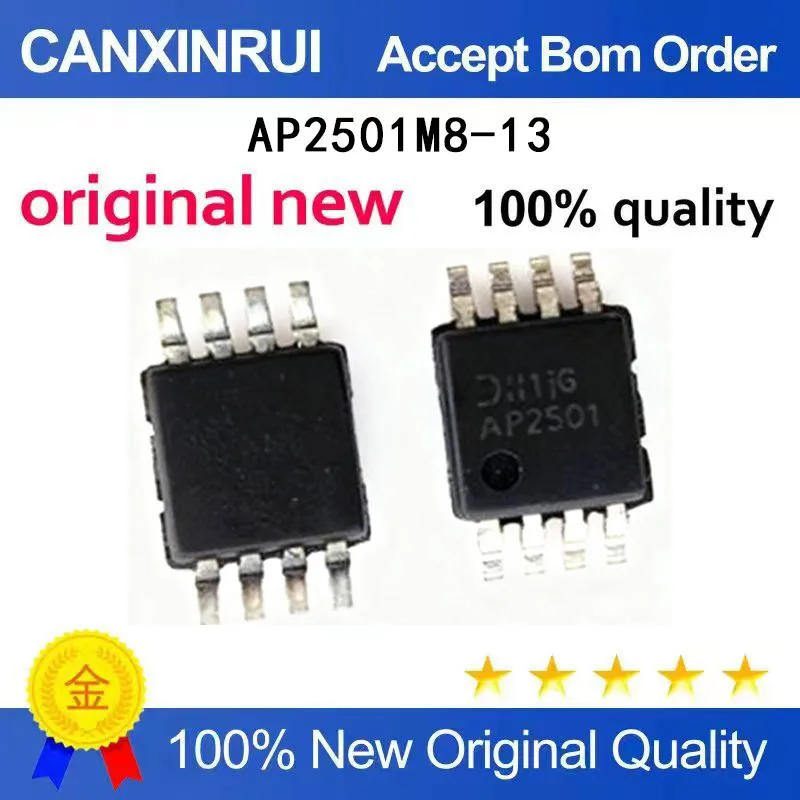 (5-100 Pieces)AP2501M8-13 AP2501 MSOP8 brand new in stock
