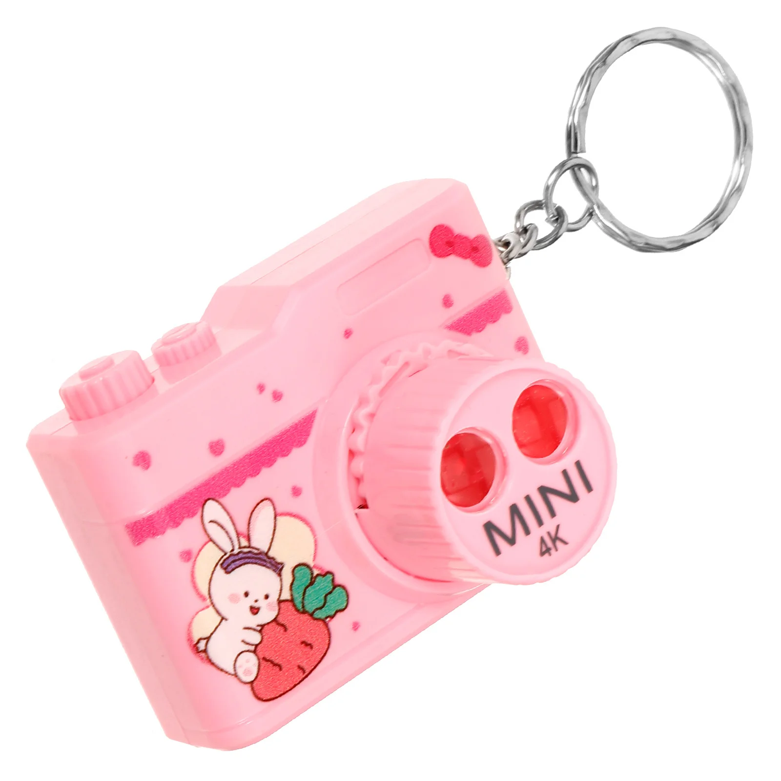 

Adorable Camera Modeling Keychain with Fun Projection Light Compact Small Keychain Pendant for Backpack Decorative Gift Idea