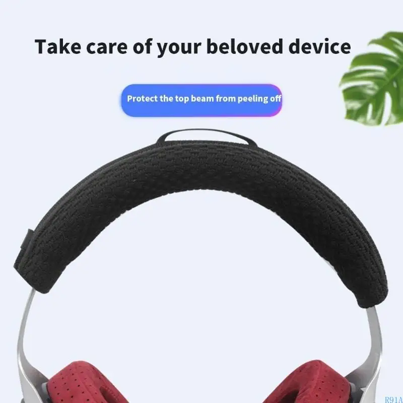 R91a رأس سماعة رأس سماعة رأس لثبات Mgpro مريح مريح حارس النسيج مع السوستة الفتحة السلسة