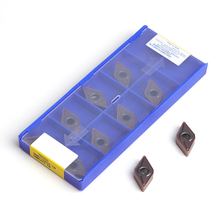 DNMG150604-EF DNMG150608-EF DNMG150608-EM YBG205 tornio CNC lama da taglio in metallo duro processo di inserti per tornitura esterna acciaio inossidabile