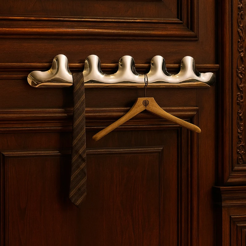 

Stylish Wall Mounted Coat Rack Single Hook Entryway Hook No-Drill Design for Hats And Bags Space Efficient