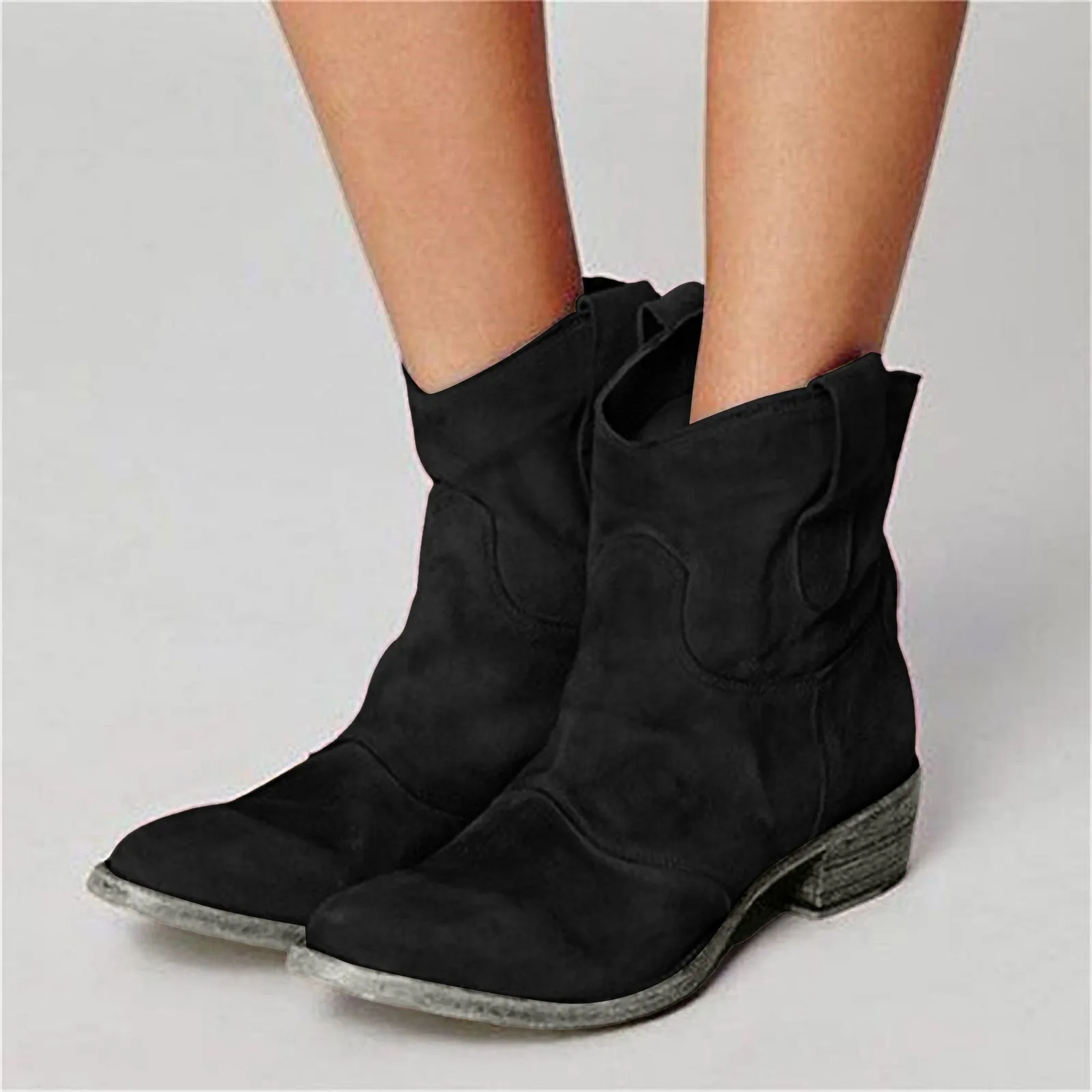 Women’s Vintage Suede Ankle Boots 3