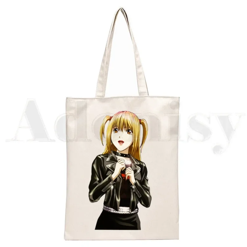 Retro Death Note Misa Amane Japan Anime Manga Handbags Shoulder Bags Casual Shopping Girls Handbag Women Elegant Canvas Bag