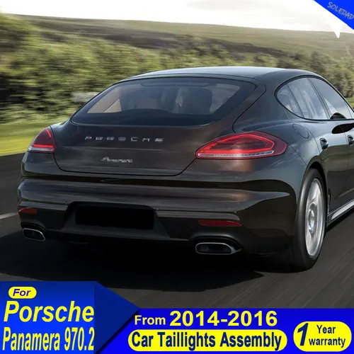Accessoires de voiture feu arrière LED pour Porsche Panamera 970.2 feux arrière assemblage 2014-2016 démarrage feux dynamiques clignotants